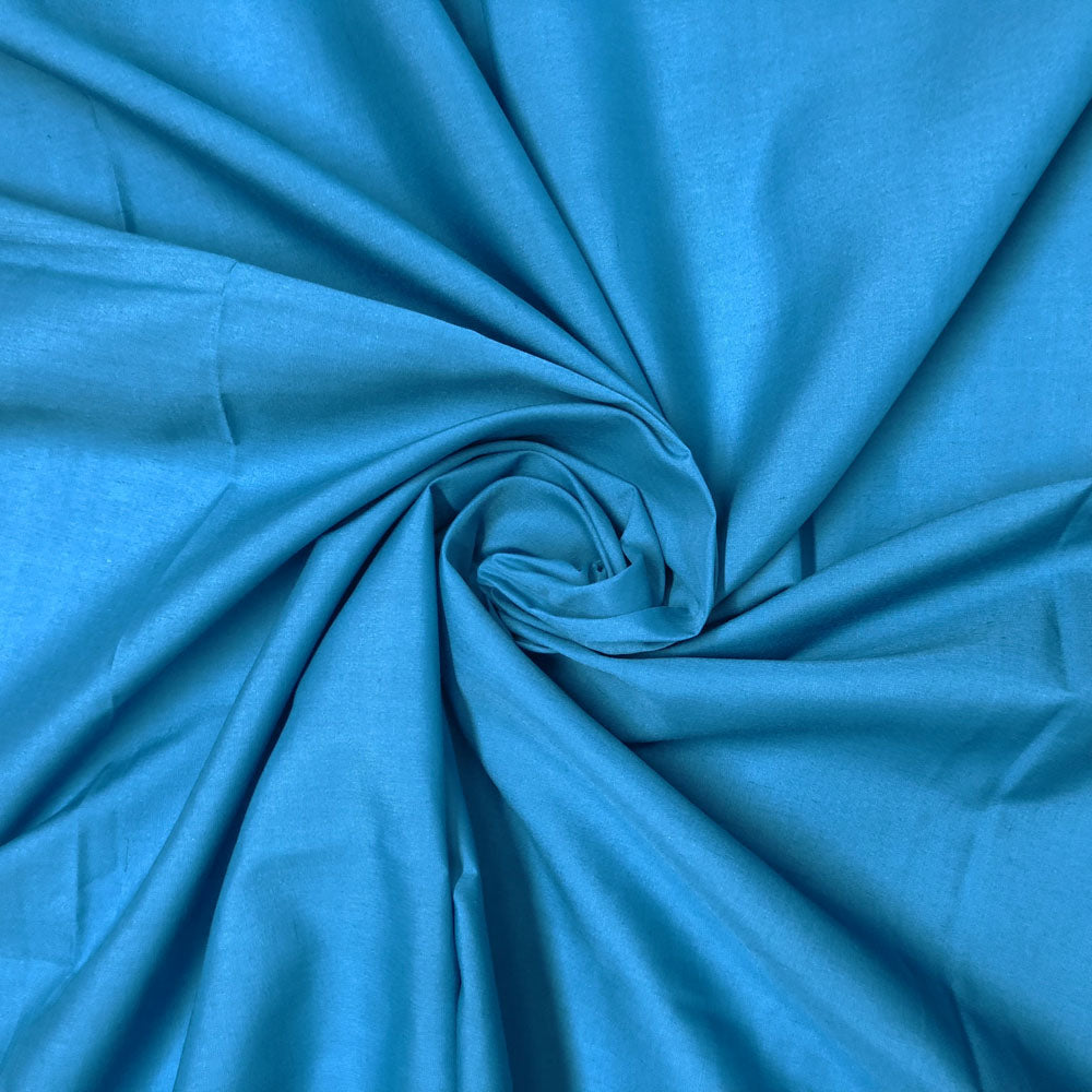 Polycotton Plain Dyed Fabric | 44" (112cm) Wide Lightweight Poly Cotton – Sold by the Meter