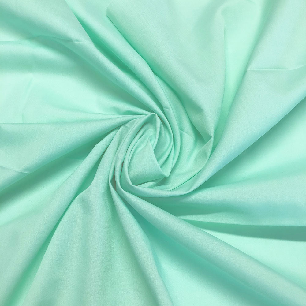 Polycotton Plain Dyed Fabric | 44" (112cm) Wide Lightweight Poly Cotton – Sold by the Meter