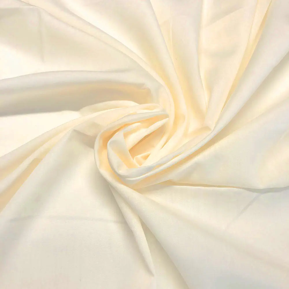 Plain Polycotton Sheeting Fabric | 58" (147cm) Wide Dressmaking, Quilting, Lining & Craft Material – Sold by the Metre