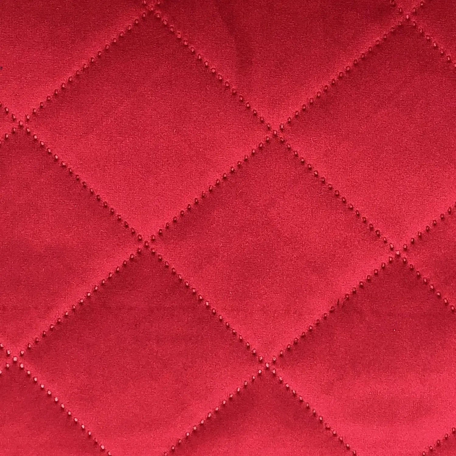 Quilted Velvet Upholstery Fabric | Soft Quilted Velvet 57" (145cm) Wide 290gsm 50,000 Martindale Curtain & Upholstery Material – Sold by the Meter