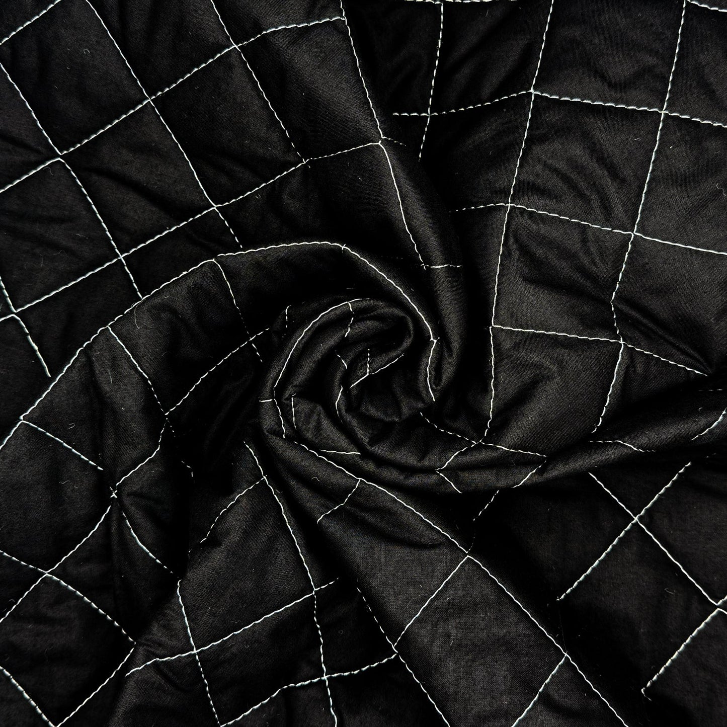 Quilted Polycotton Fabric | Diamond Quilted 45" (115cm) Wide with 2oz Wadding – Sold by the Meter