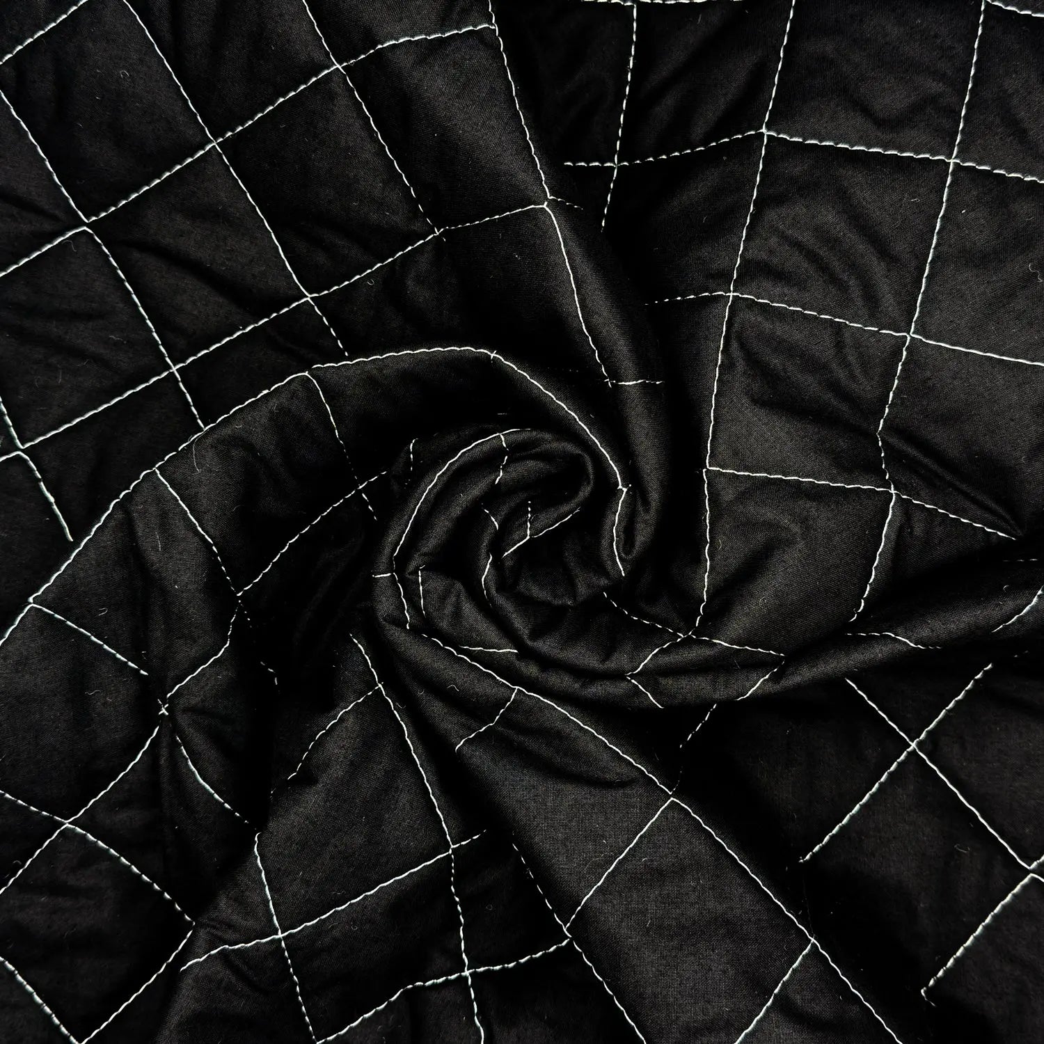 Quilted Polycotton Fabric | Diamond Quilted 45" (115cm) Wide with 2oz Wadding – Sold by the Meter