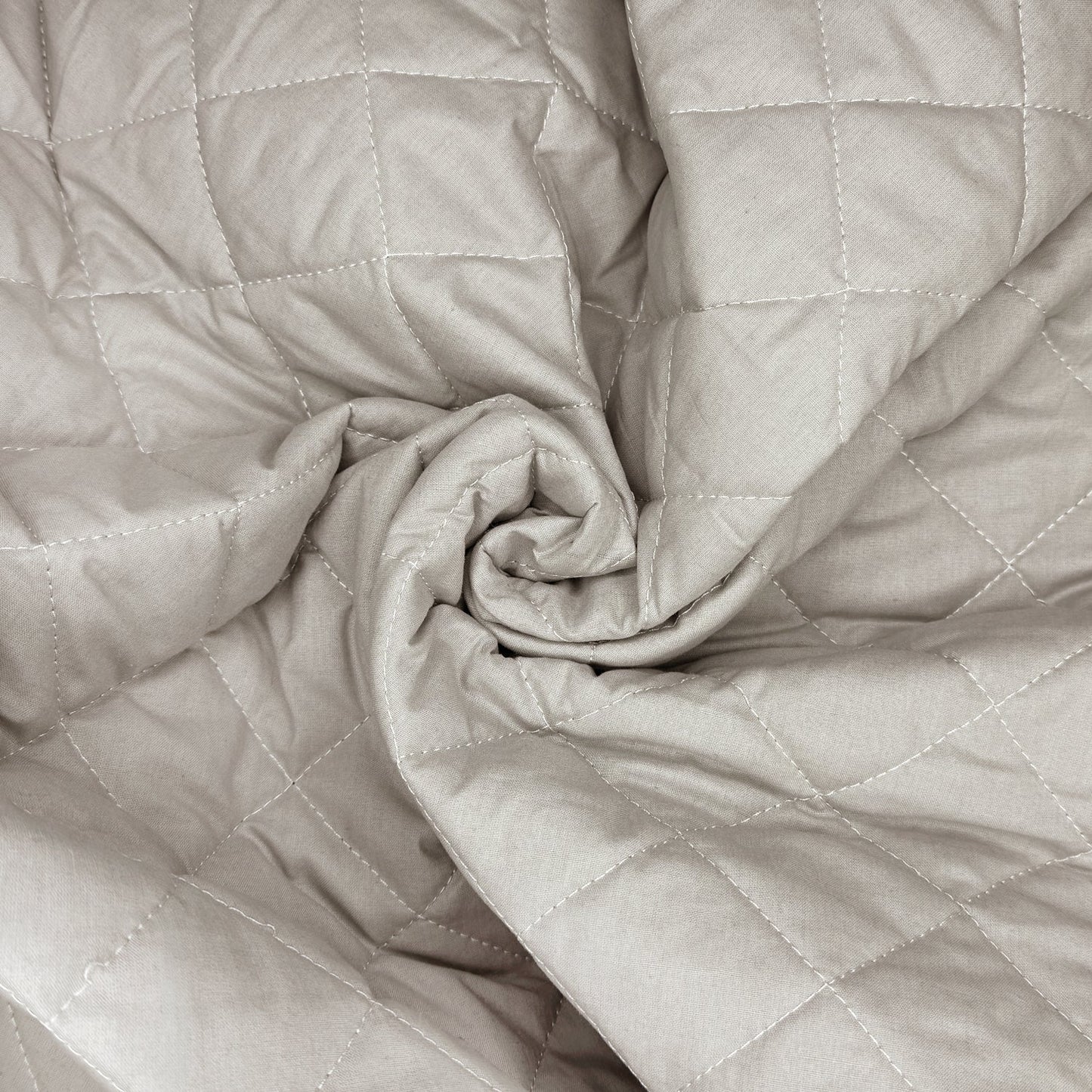 Quilted Polycotton Fabric | Diamond Quilted 45" (115cm) Wide with 2oz Wadding – Sold by the Meter