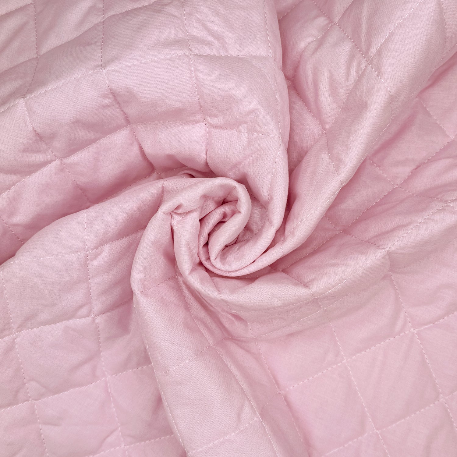 Quilted Polycotton Fabric | Diamond Quilted 45