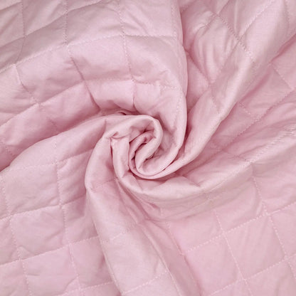 Quilted Polycotton Fabric | Diamond Quilted 45" (115cm) Wide with 2oz Wadding – Sold by the Meter