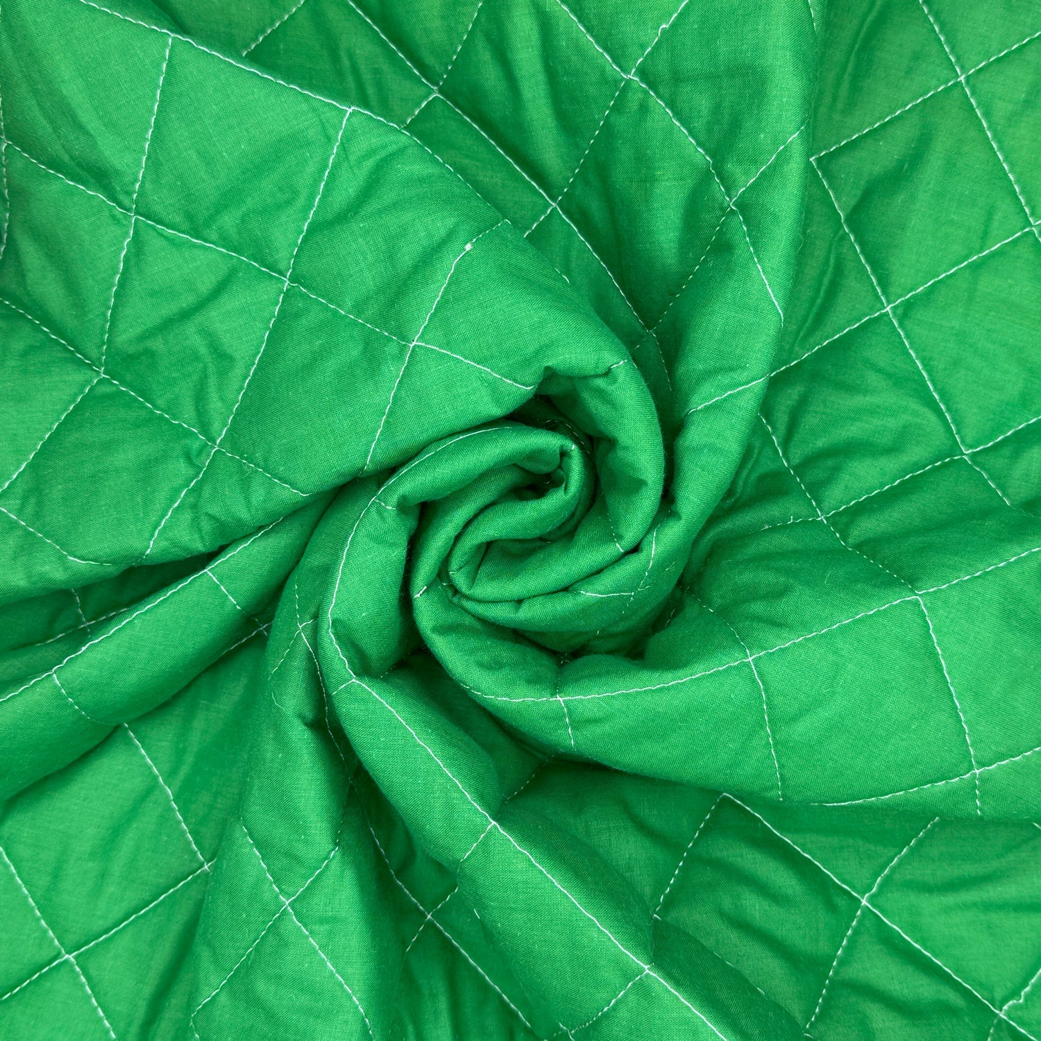 Quilted Polycotton Fabric | Diamond Quilted 45" (115cm) Wide with 2oz Wadding – Sold by the Meter