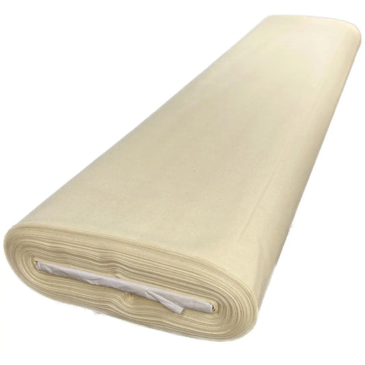 Quilter’s Calico Fabric | Preshrunk Unbleached 63" (162cm) Wide – Sold by the Meter