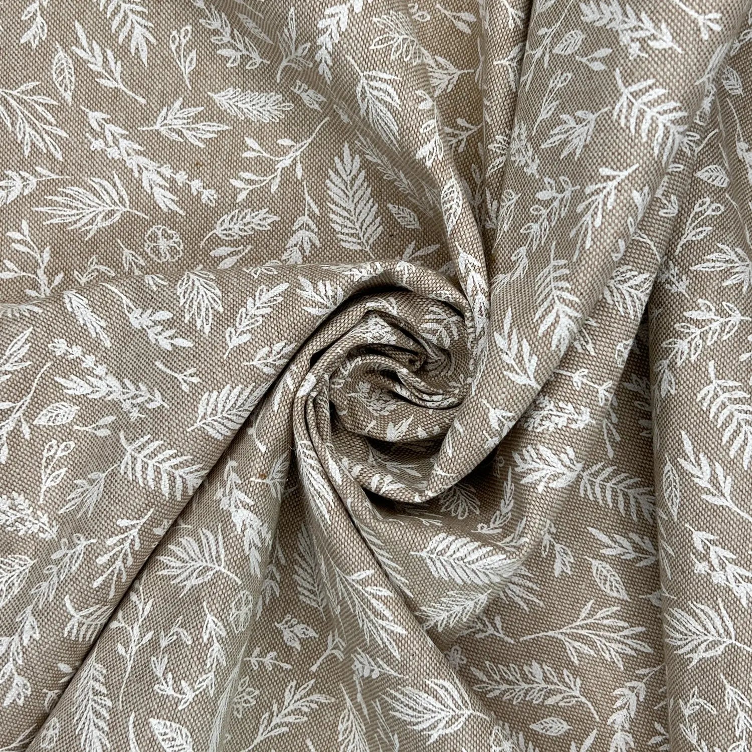 European Produced Recycled Cotton Rich Linen Fabric | Durable 55