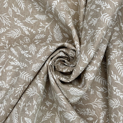 European Produced Recycled Cotton Rich Linen Fabric | Durable 55" (140cm) Wide 210gsm Craft & Upholstery Material – Sold by the Meter