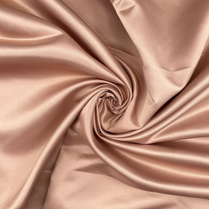 Dull Duchess Satin Fabric – 58" Wide Crepe Back Bridal & Prom Dress Material by the Metre