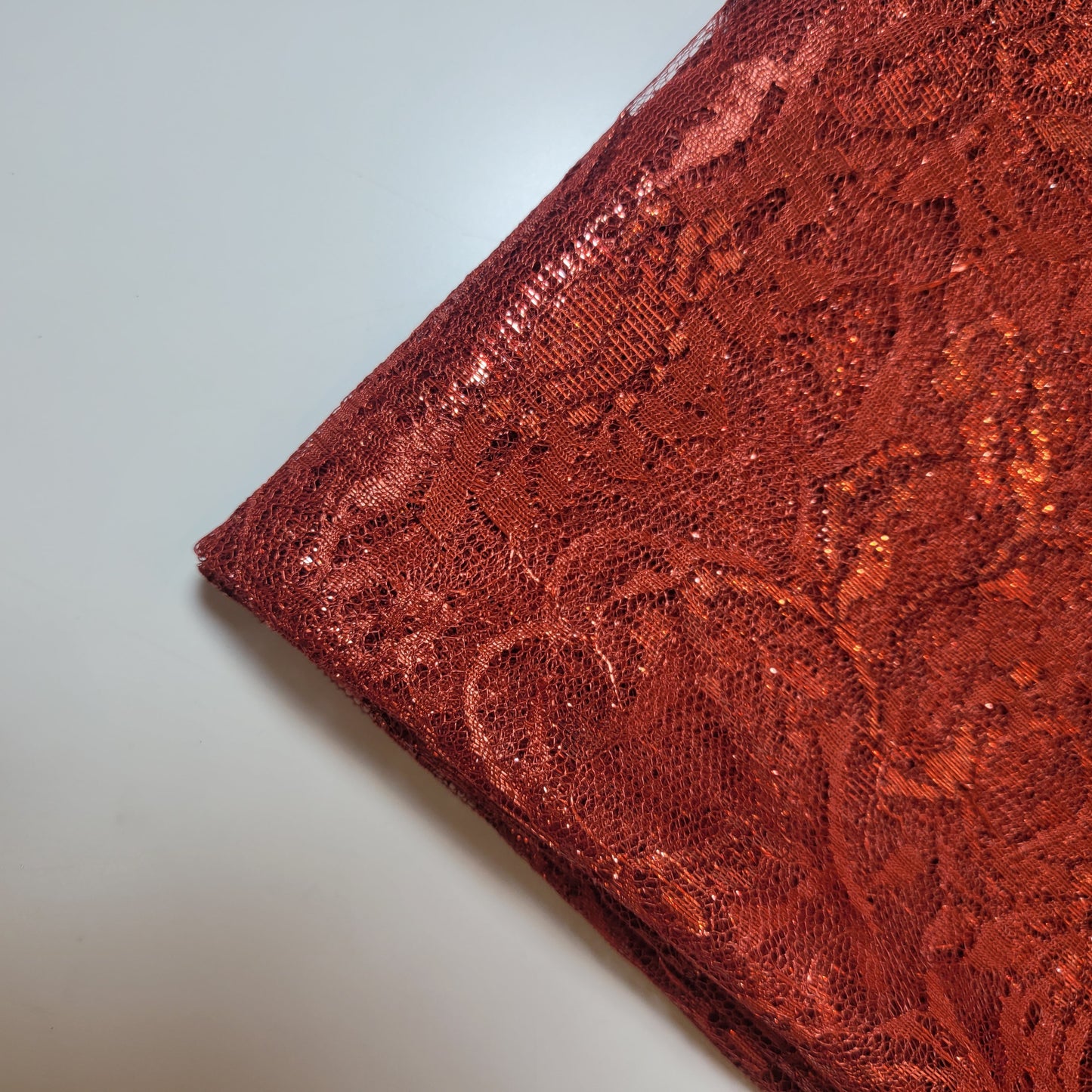 Budget Floral Lace Fabric – Soft Elegant Designer Dress & Craft Material, 58" Wide