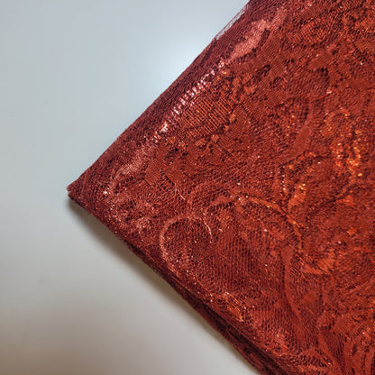 Budget Floral Lace Fabric – Soft Elegant Designer Dress & Craft Material, 58" Wide