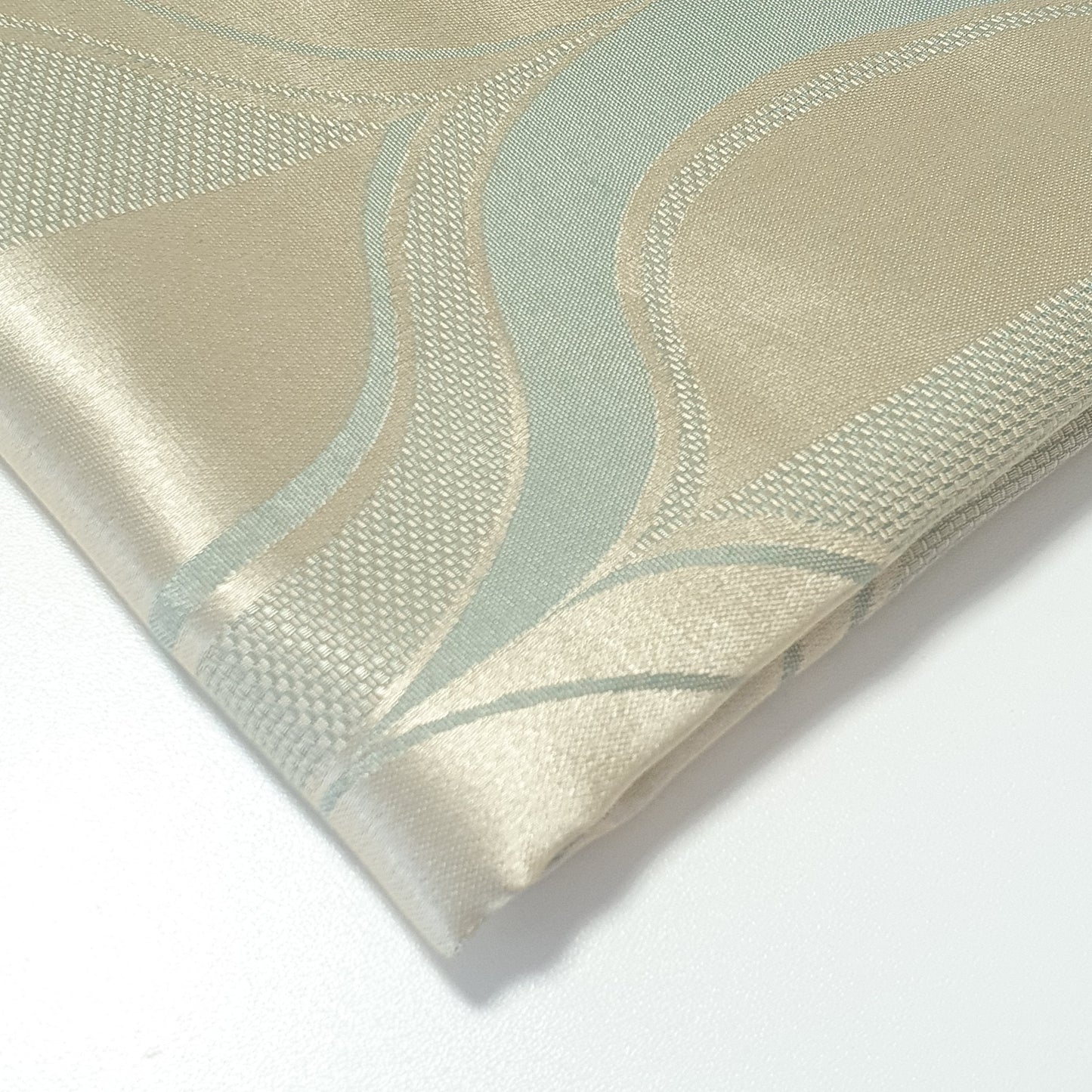 Luxurious Satin Jacquard Fabric – 58" Wide Upholstery & Dressmaking Material with Floral, Paisley, Stripe & Geometric Designs