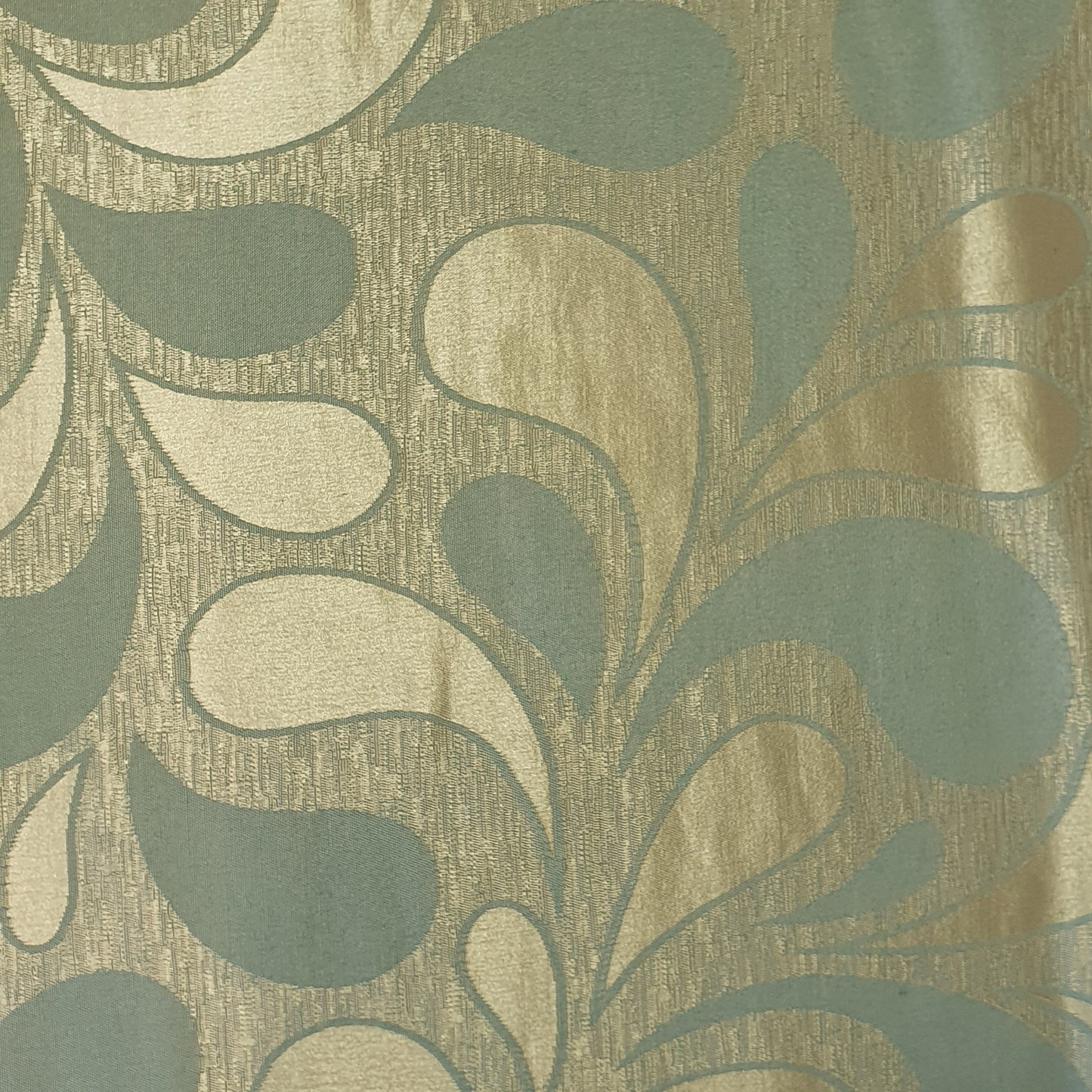 Luxurious Satin Jacquard Fabric – 58" Wide Upholstery & Dressmaking Material with Floral, Paisley, Stripe & Geometric Designs