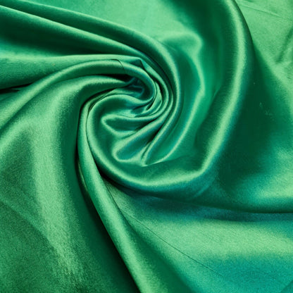 Satin Charmeuse Glossy Silky Polyester Fabric – 44" Wide – Bridal Dress, Craft & Event Material – 23m Bolt/Roll