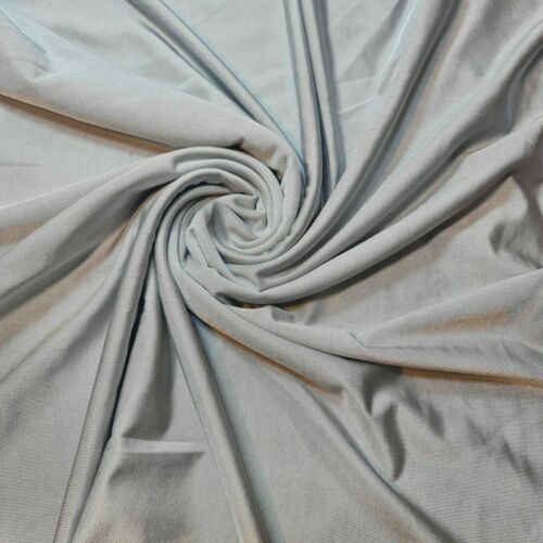 Plain Solid ITY Jersey Fabric – 58" Wide Nylon Lycra 4-Way Stretch Spandex Dress & Swim Material