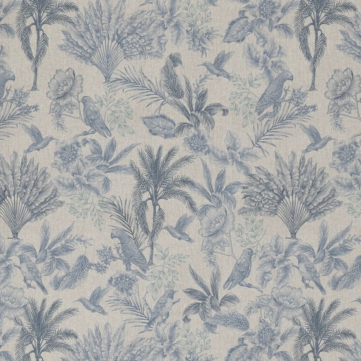 European Produced Cotton Rich Linen Look Side-Matching Printed Panama Fabric | Digitally Printed 55" (140cm) Wide 205gsm Craft & Home Décor Material – Sold by the Meter