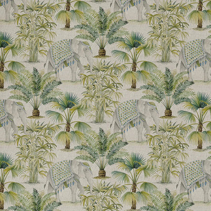 European Produced Cotton Rich Linen Look Side-Matching Printed Panama Fabric | Digitally Printed 55" (140cm) Wide 205gsm Craft & Home Décor Material – Sold by the Meter