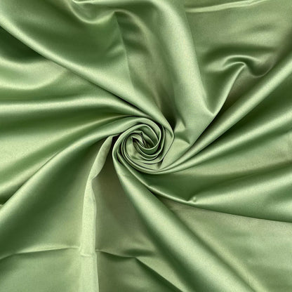 Dull Duchess Satin Fabric – 58" Wide Crepe Back Bridal & Prom Dress Material by the Metre