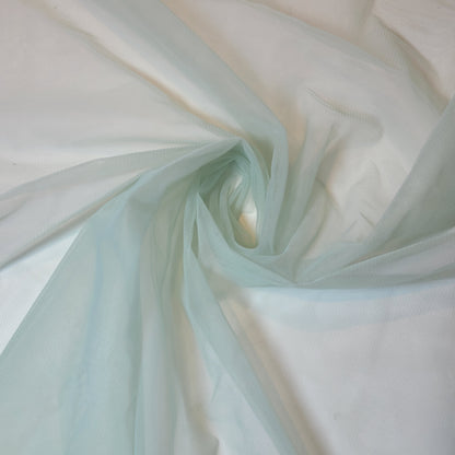 Premium Soft Plain Sheer Tulle Net Fabric – 58" Wide for Tutu, Fairy, Veil, Bridal & Wedding Décor, 25-Meter Bolt