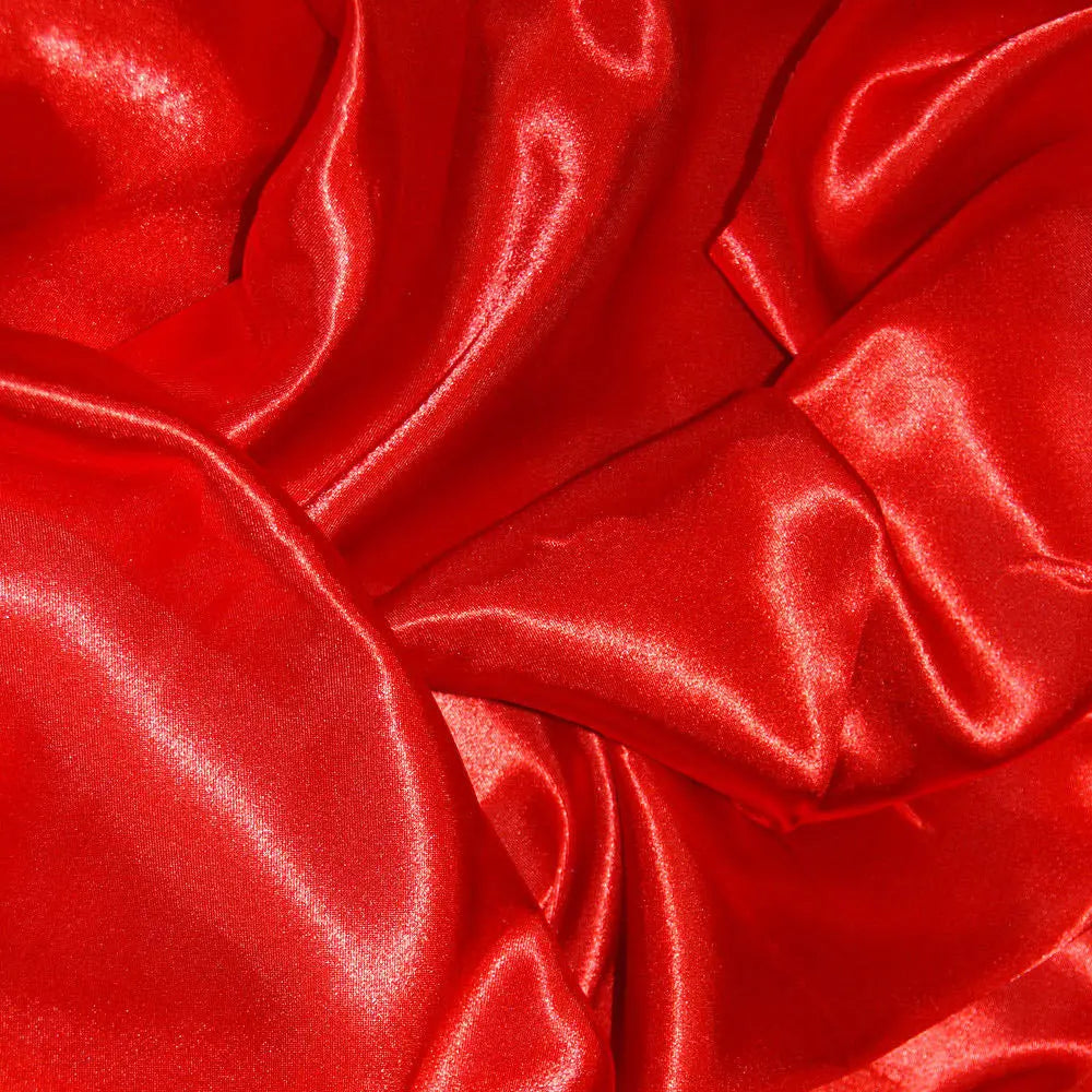 Poly Silk Satin Fabric – 58" (147cm) Wide Luxury Plain Fabric | 30 Metre Roll