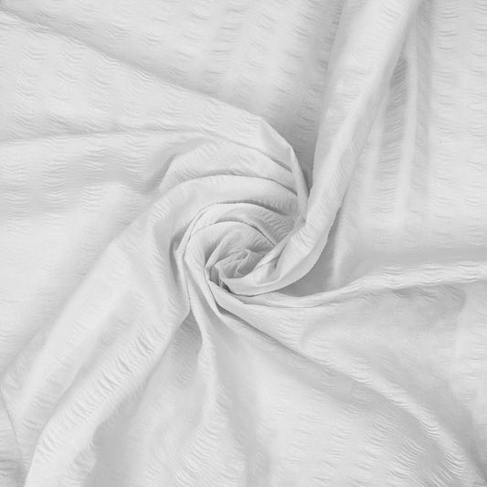 Seersucker Fabric | Lightweight Breathable Poly Cotton 47" (115cm) Wide – Sold by the Meter