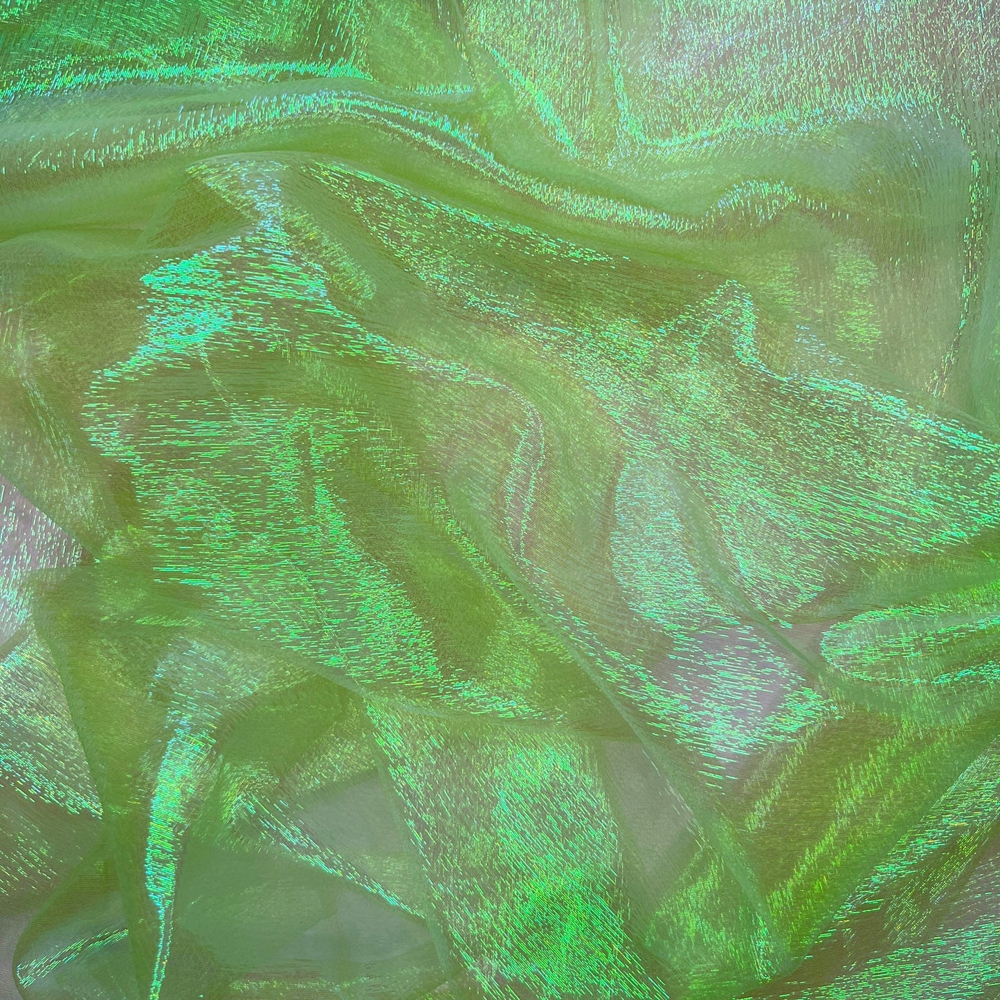 Shimmer Rainbow Organza Fabric | Sheer Shimmer 51" (130cm) Wide – Sold by the Meter