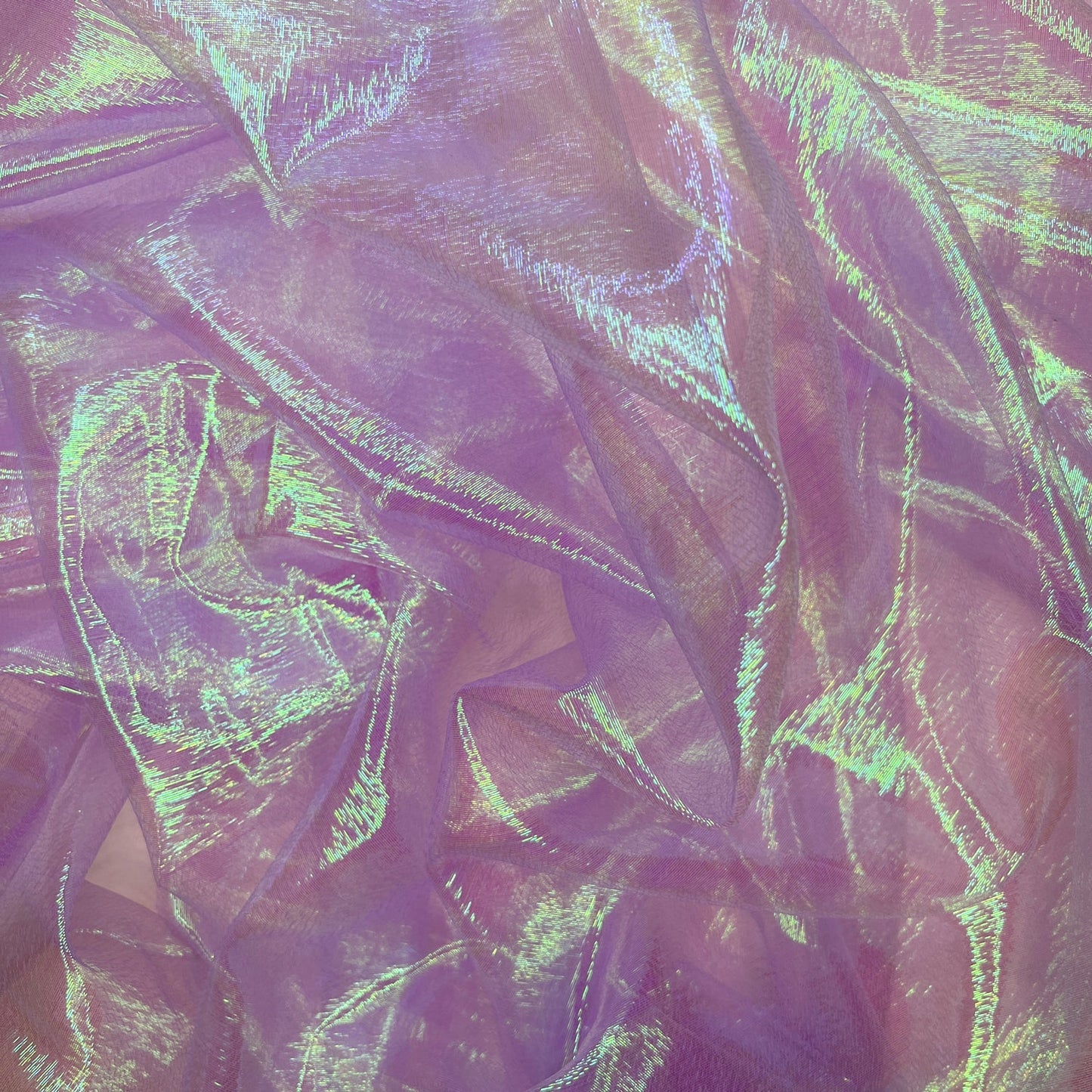 Shimmer Rainbow Organza Fabric | Sheer Shimmer 51" (130cm) Wide – Sold by the Meter