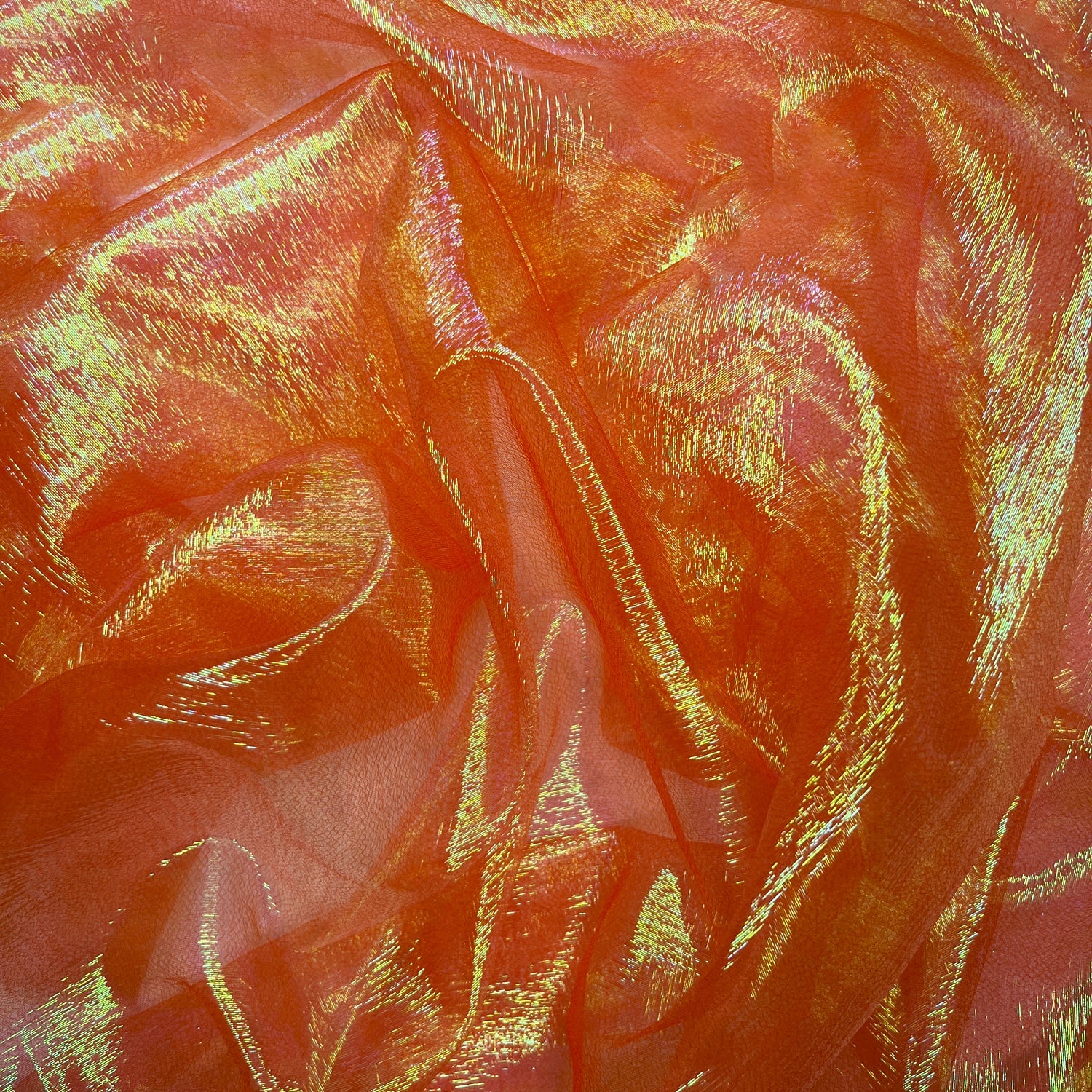Shimmer Rainbow Organza Fabric | Sheer Shimmer 51