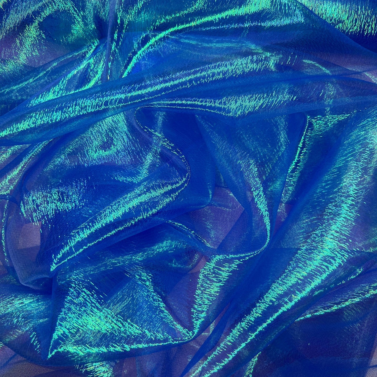Shimmer Rainbow Organza Fabric | Sheer Shimmer 51" (130cm) Wide – Sold by the Meter