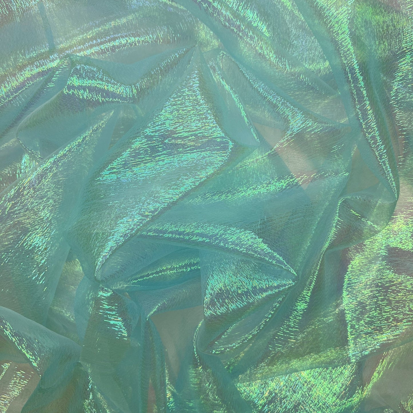 Shimmer Rainbow Organza Fabric | Sheer Shimmer 51" (130cm) Wide – Sold by the Meter