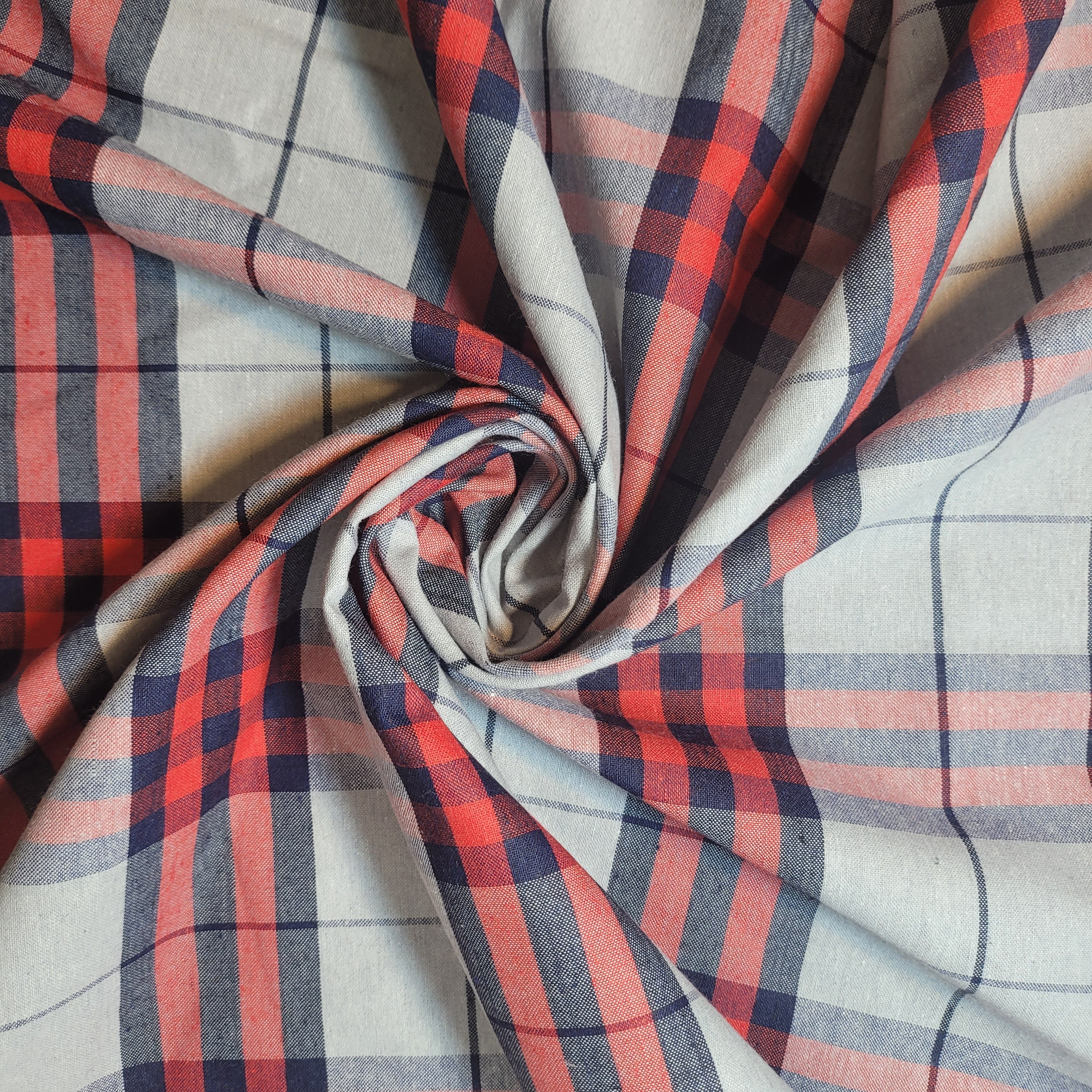 100% Cotton Tartan & Check Plaid Fabric – 58