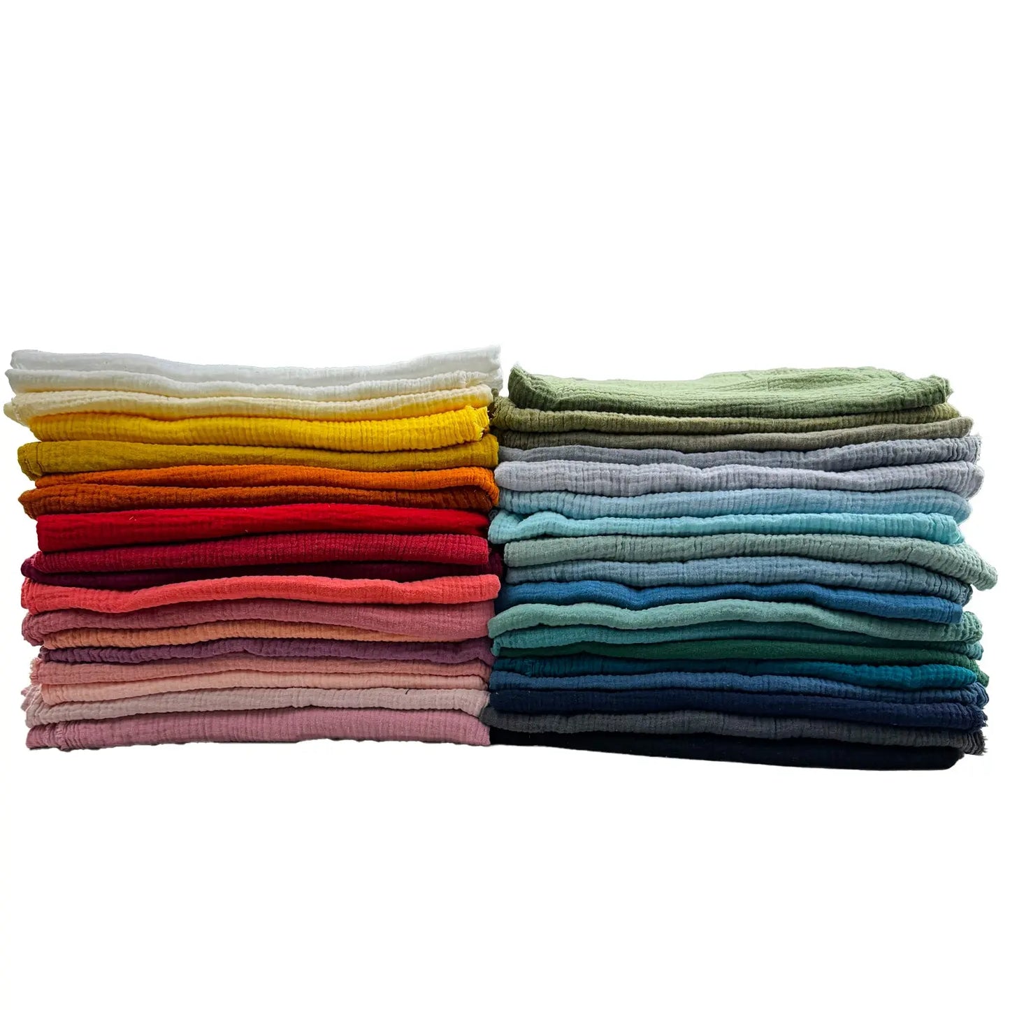 100% Cotton Double Gauze Fabric | Soft Lightweight OEKO-TEX Cotton 52" (132cm) Wide – Sold by the Meter