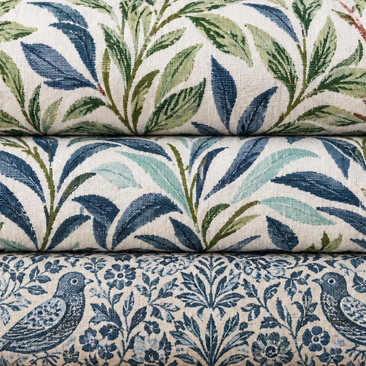 William Morris Cotton Rich Chenille Fabric | Luxury Upholstery 140cm Wide – Sold by the Meter