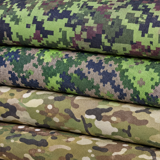 Camo Green Cotton Material Army Camouflage Dress Craft Jacket Fabric 58" Wide By The Meter