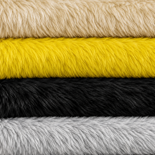 Plain Faux Fur Fabric | Soft Short Pile Fur 59" (150cm) Wide – Sold by the Meter