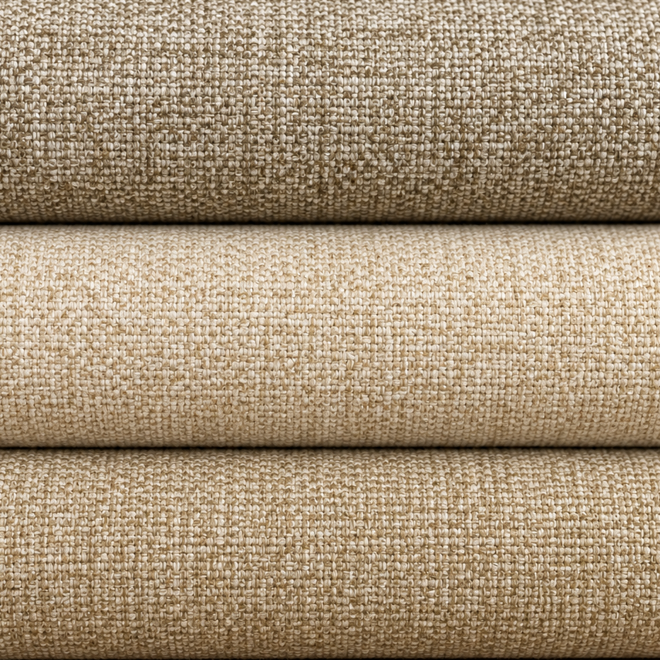 FR Linen Look Blackout Lining Fabric | Supersoft Thermal 54" (140cm) Wide 430gsm Curtain Lining – Sold by the Meter