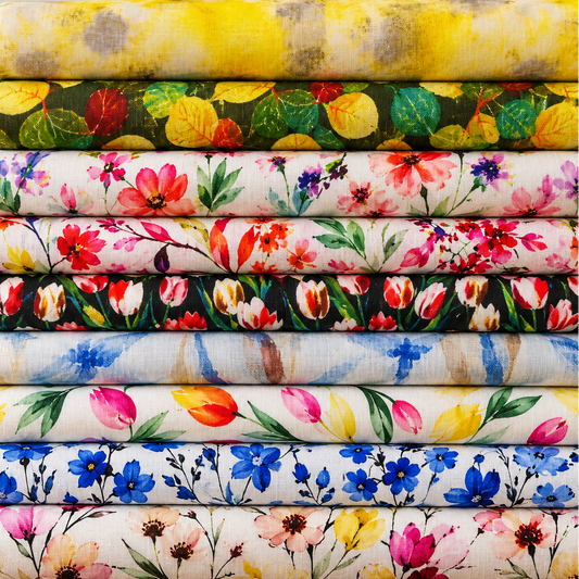 30% Linen 70% Viscose Fabric | Soft Linen-Viscose Dress Fabric 55" (142cm) Wide – Sold by the Meter