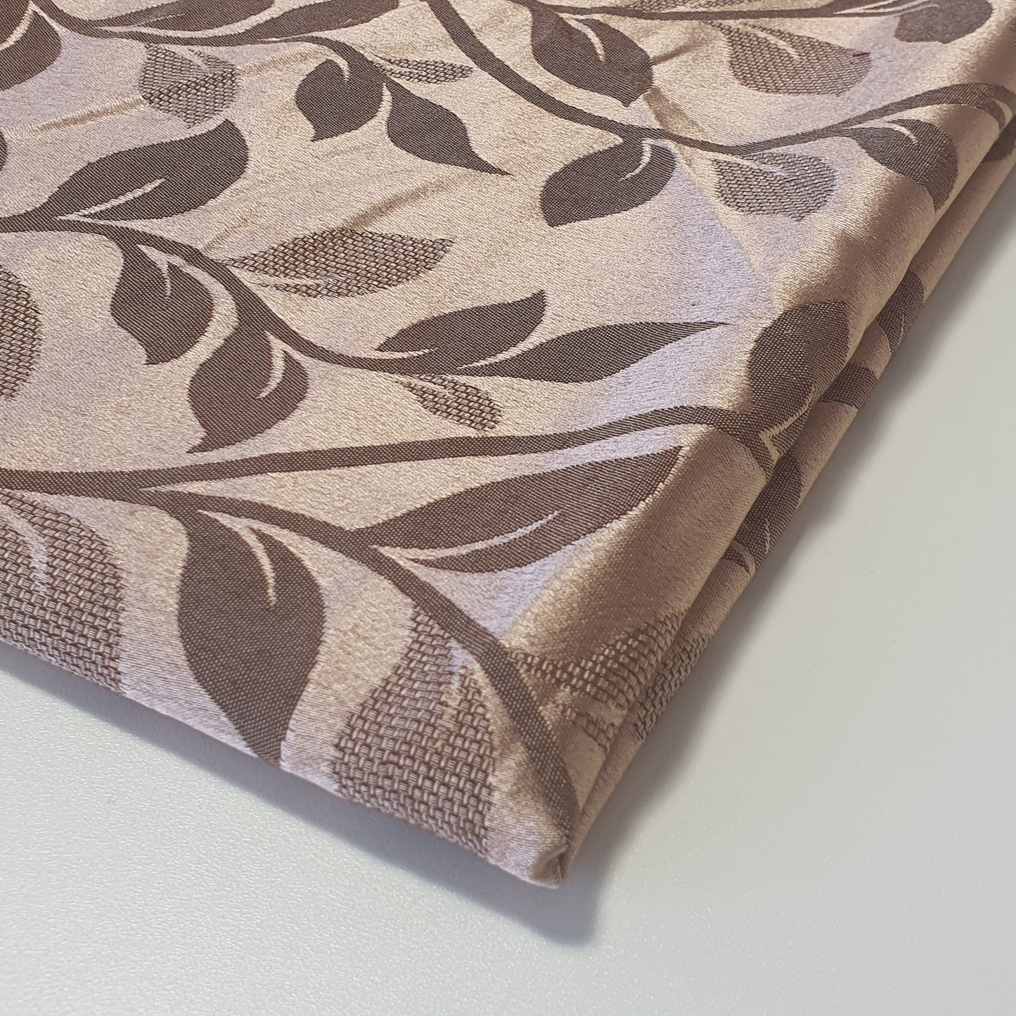 Luxurious Satin Jacquard Fabric – 58" Wide Upholstery & Dressmaking Material with Floral, Paisley, Stripe & Geometric Designs