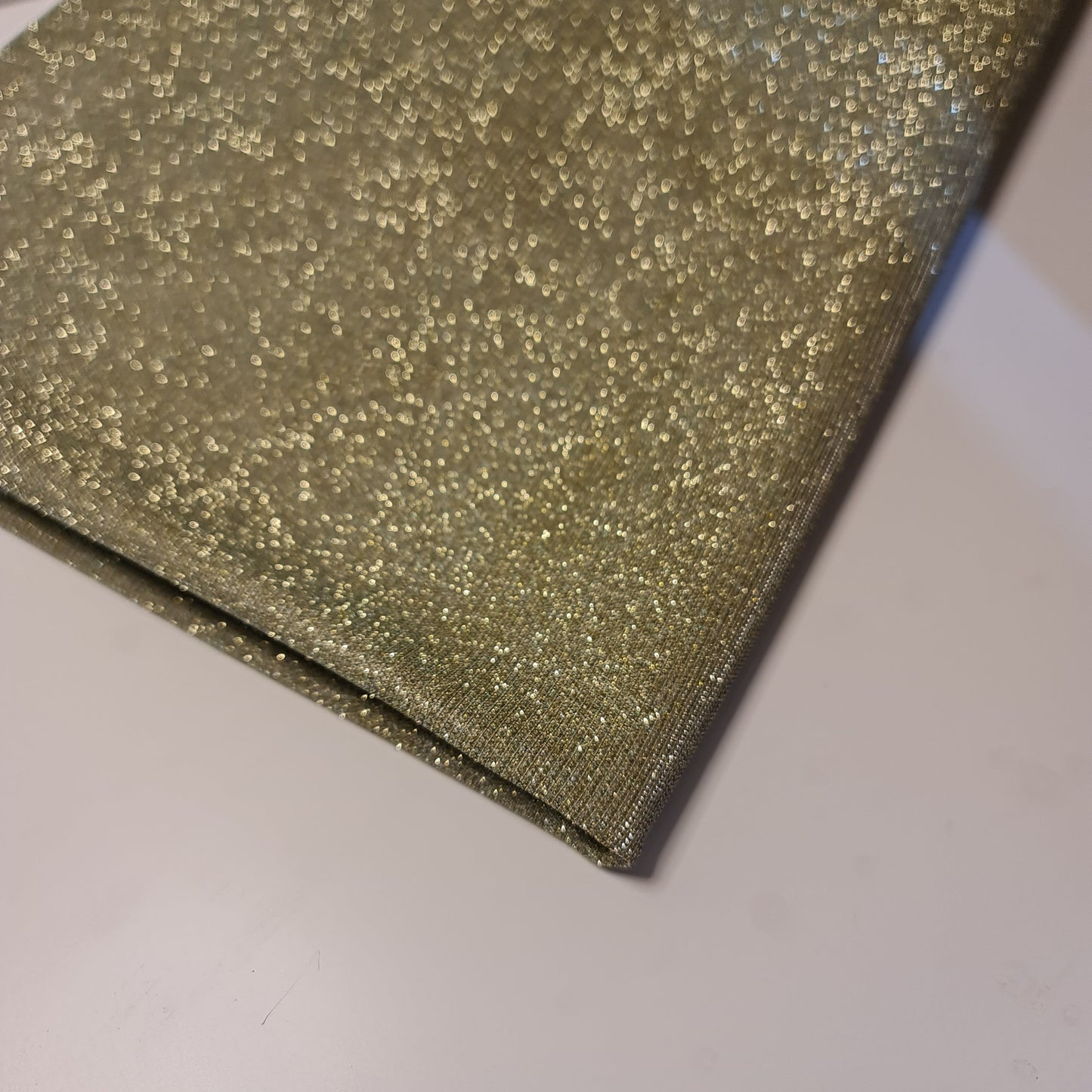 Shimmer Moonlight Stretch Glitter Nylon Fabric – 58" Wide Stardust Backdrop, Dress & Craft Material