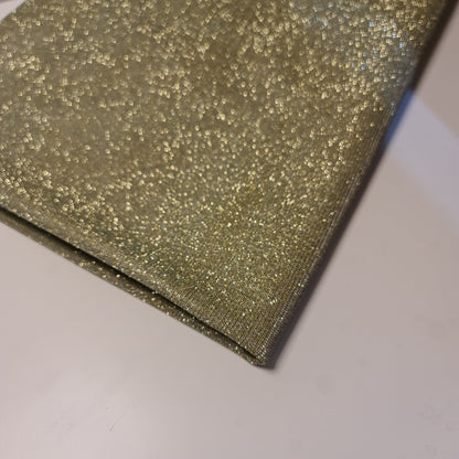 Shimmer Moonlight Stretch Glitter Nylon Fabric – 58" Wide Stardust Backdrop, Dress & Craft Material