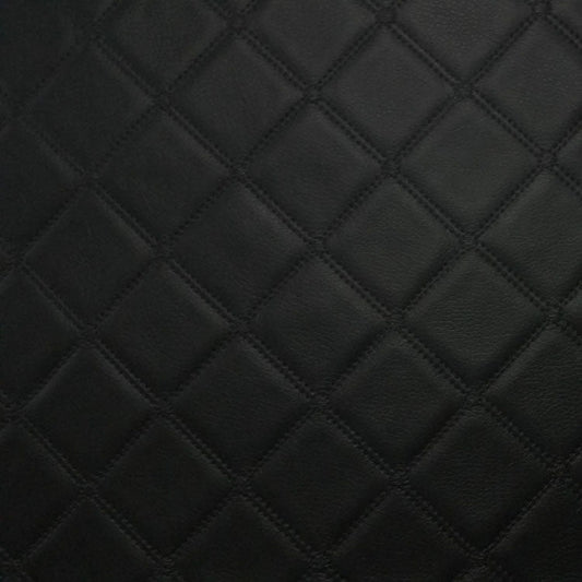 Flame Retardant Upholstery Vinyl Leatherette Trellis Diamond Pattern | PVC 140cm Wide – Sold by the Meter
