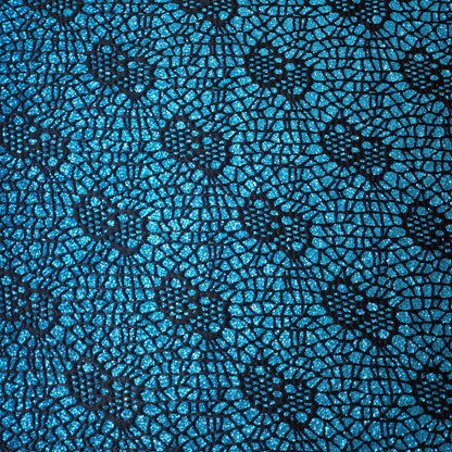 Premium Satin Bonded Lace Fabric – 58" Wide Designer Dress & Craft Material by the Meter