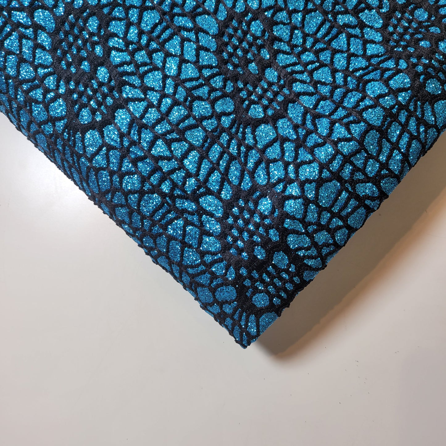 Premium Satin Bonded Lace Fabric – 58" Wide Designer Dress & Craft Material by the Meter