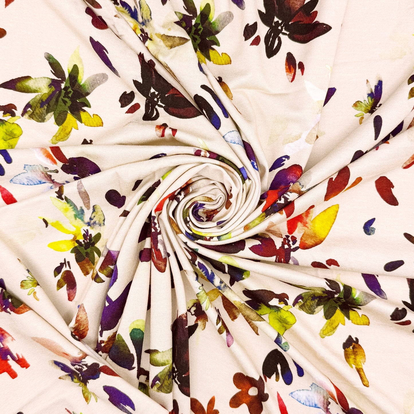 Digitally Printed Viscose Jersey Fabric | Soft Stretch Jersey 60" (150cm) Wide Dressmaking Fabric – Sold by the Meter