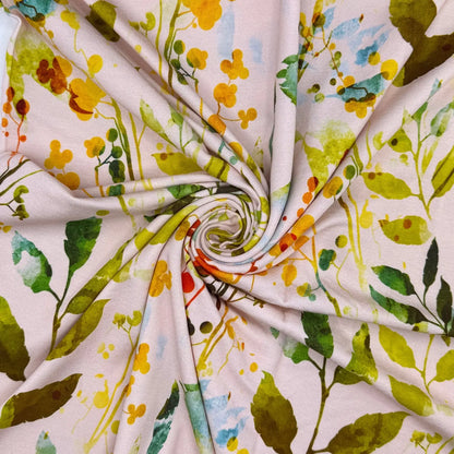 Digitally Printed Viscose Jersey Fabric | Soft Stretch Jersey 60" (150cm) Wide Dressmaking Fabric – Sold by the Meter