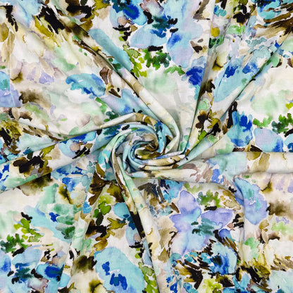 Digitally Printed Viscose Jersey Fabric | Soft Stretch Jersey 60" (150cm) Wide Dressmaking Fabric – Sold by the Meter