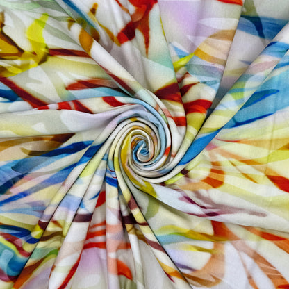 Digitally Printed Viscose Jersey Fabric | Soft Stretch Jersey 60" (150cm) Wide Dressmaking Fabric – Sold by the Meter