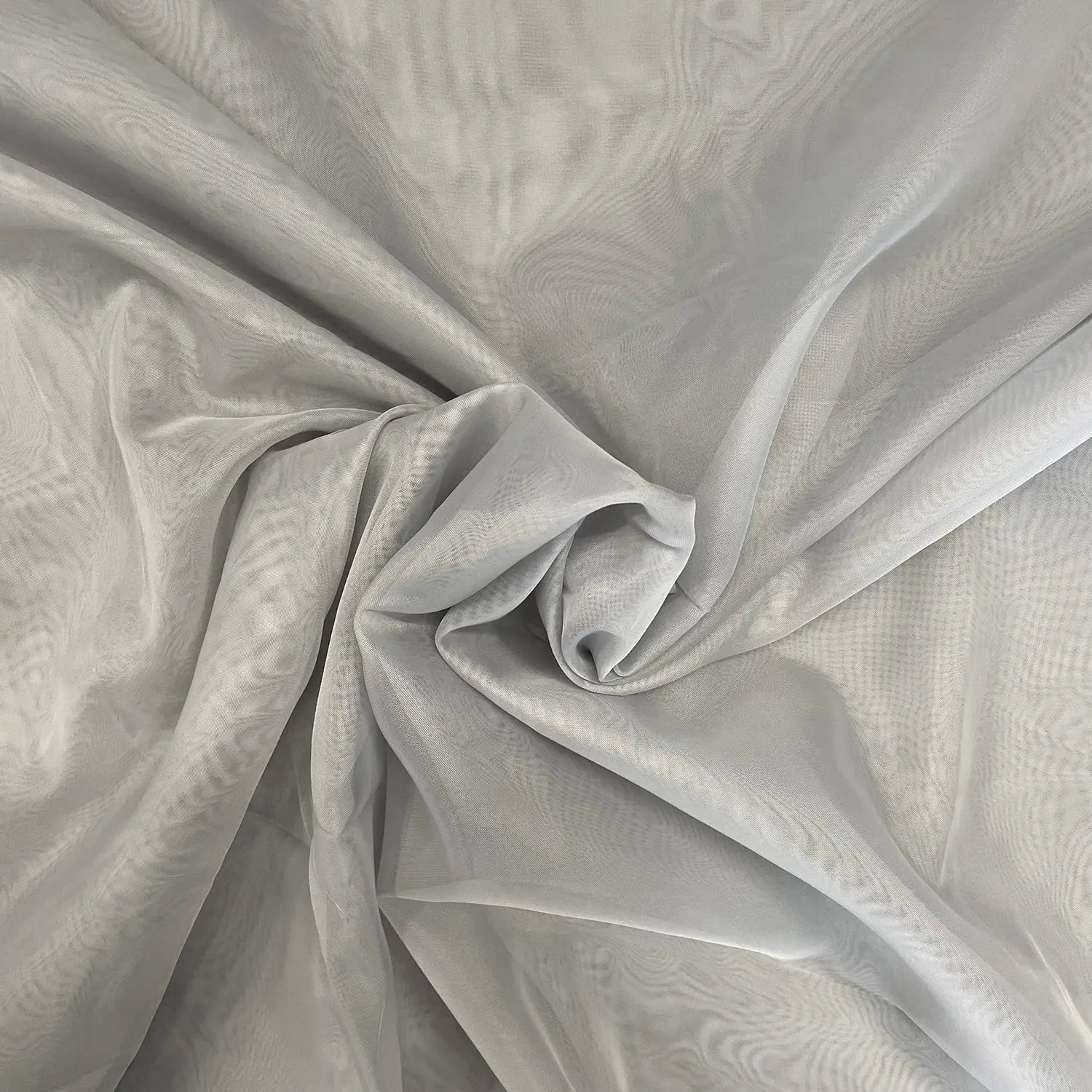 Plain Inherently FR Voile Sheer Drapery Fabric – 118" (300cm) Wide 100% Polyester | 50 Metre Roll