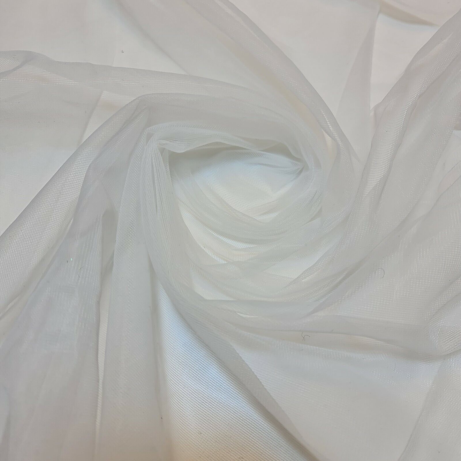 Premium Soft Plain Sheer Tulle Net Fabric – 58